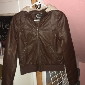 Leather jacket